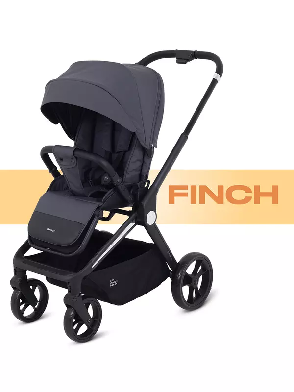 Коляска прогулочная Mowbaby Finch Graphite