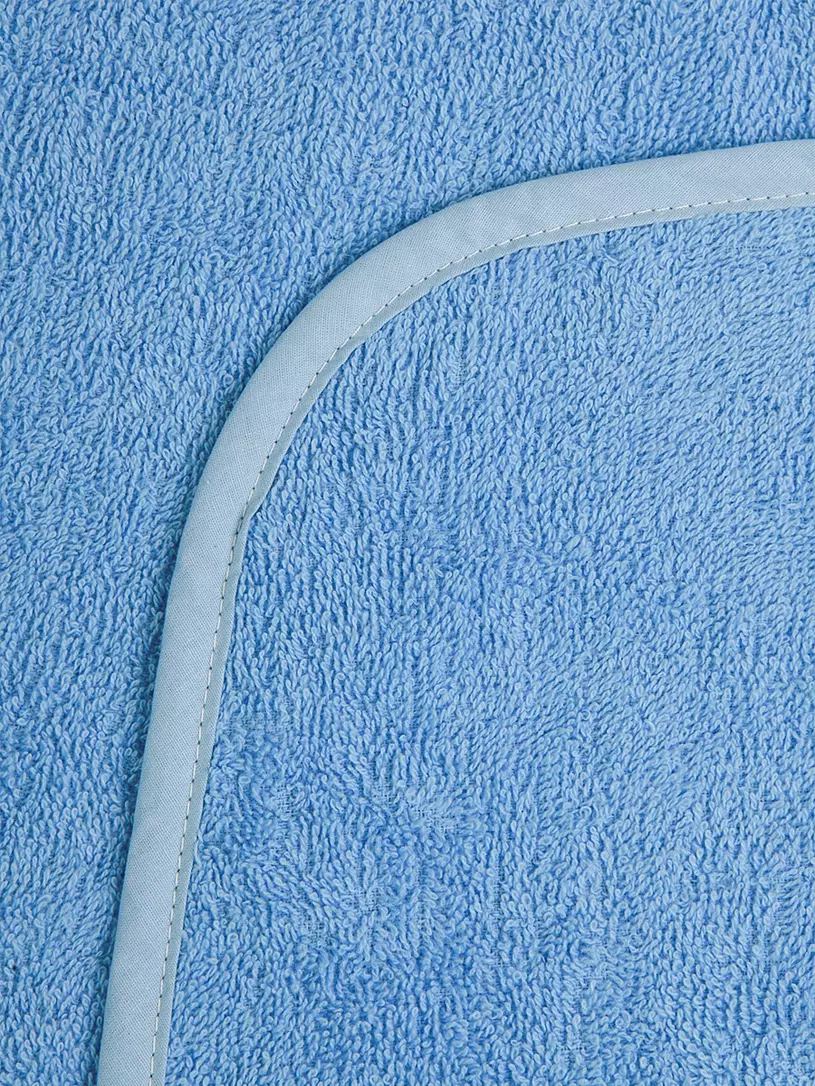 Полотенце-уголок Топотушки М7 махра 120х75 см голубой