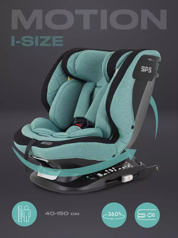 Автокресло Mowbaby Motion isofix (40-150 см) Green